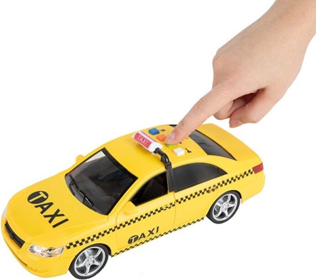 Toi-toys Auto als Taxi mit Rückzug Licht und Sound Produktbild 9