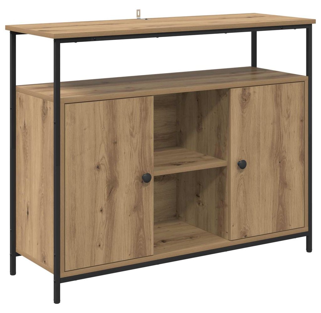 Sideboard Artisan-Eiche 100 x 35 x 80 cm Holzwerkstoff