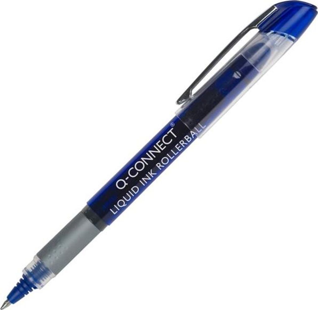 Q-Connect KF50140 Tintenroller Liquid ink, 0,7 mm, blau