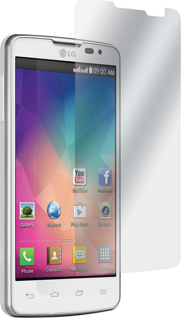 2er-Pack PhoneNatic Displayschutzfolien klar kompatibel mit LG L60 Dual
