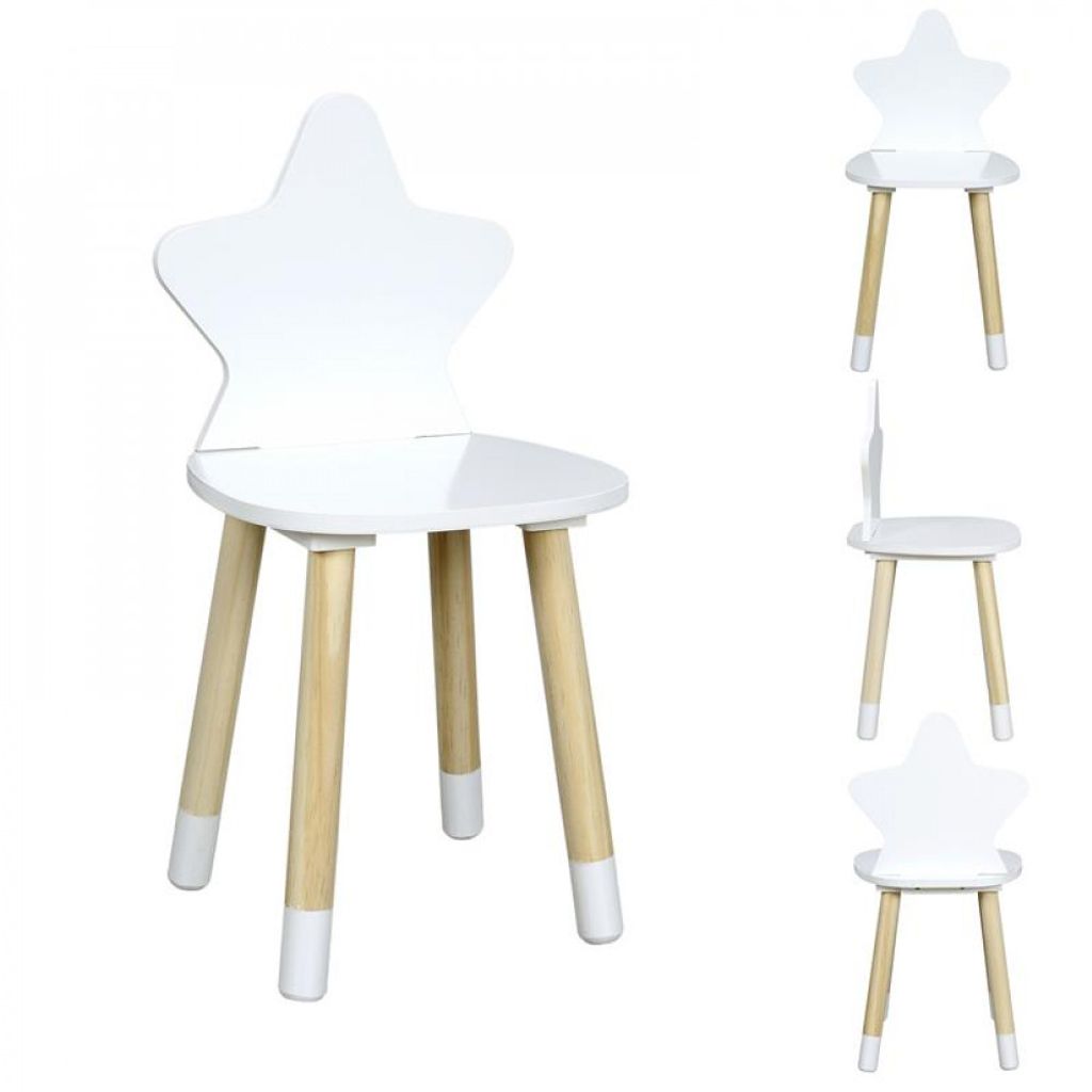 Dětská židle Star bílá Obrázek produktu 
