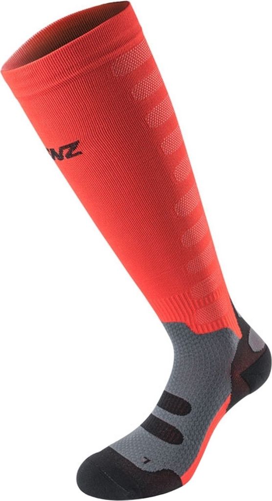 Lenz Uni Kompressionssocken 1.0 Outdoor SEP , Rot, XL