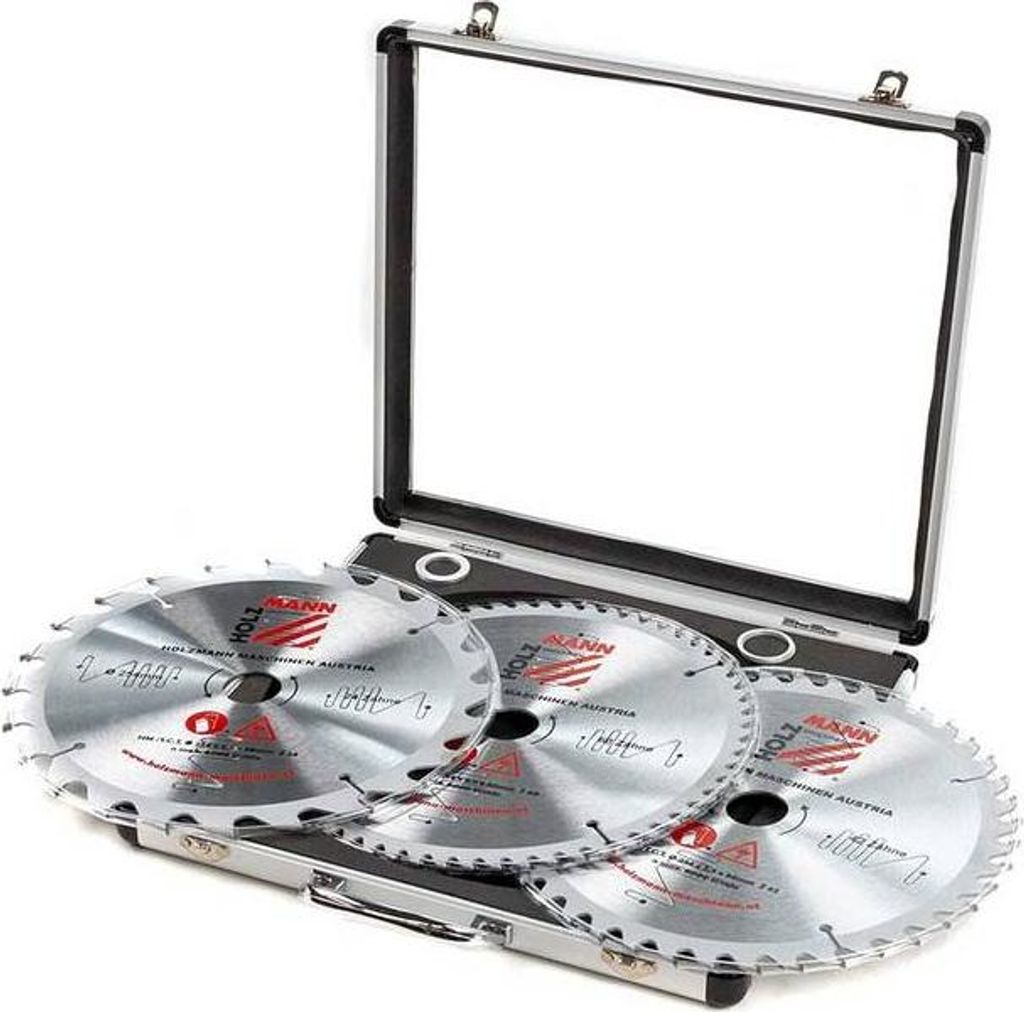 Set de 3 lames TCT en coffret alu Image du produit 