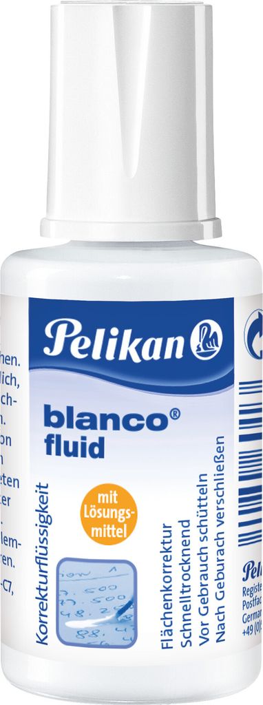 Korrekturfluid 20ml blanco - Pelikan