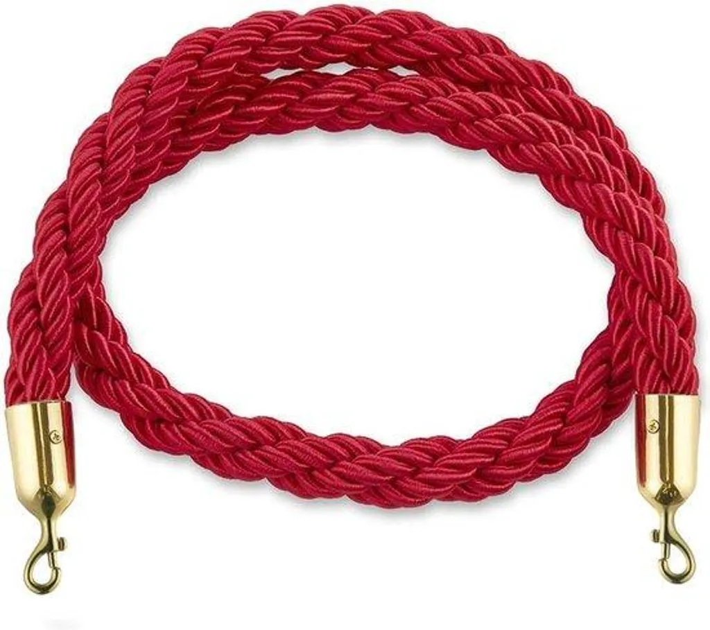 Sécurisez vos accès avec ce bâton tubulaire 1,5 m rouge contre les chutes