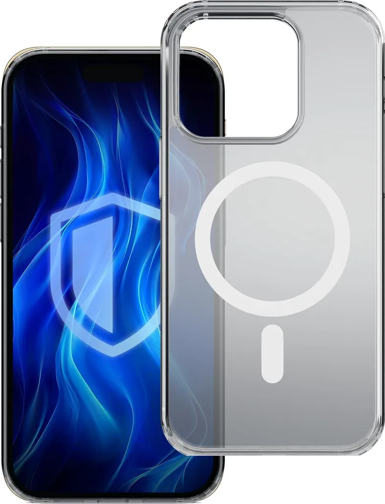 Cover iPhone 13 Pro 3mk Frosty Magcase White - Anti-Impronta MagSafe