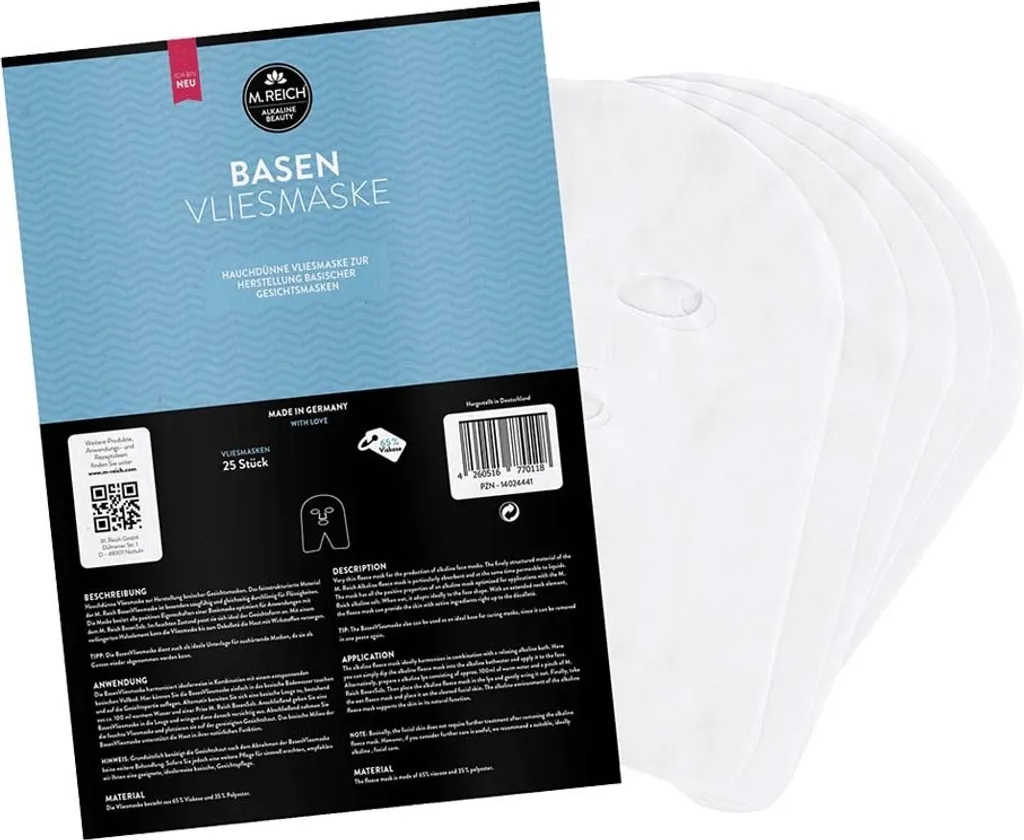 Masque de protection jetable en non-tissé léger - Boîte de 25 unités