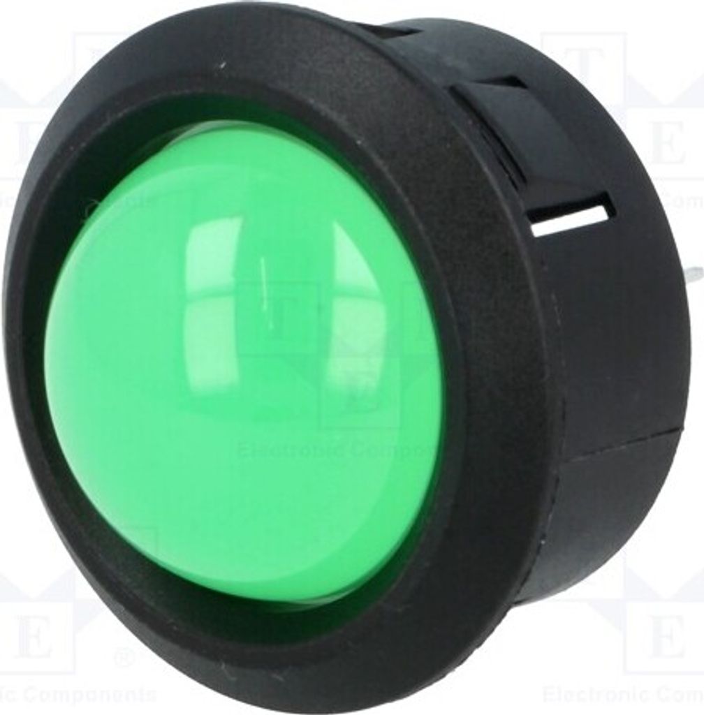 1x Kontrollleuchte: LED Öffng: Ø25,65mm konvex 2686.1081 LED-Kontrolllämen