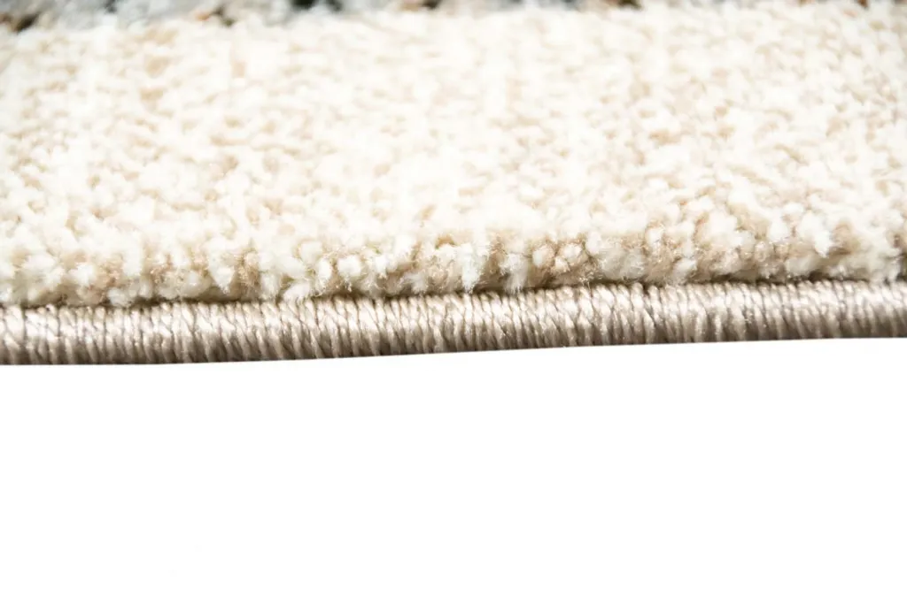 Tapis de Salon Design Multicolore Motif Géométrique 80x150 cm Chic