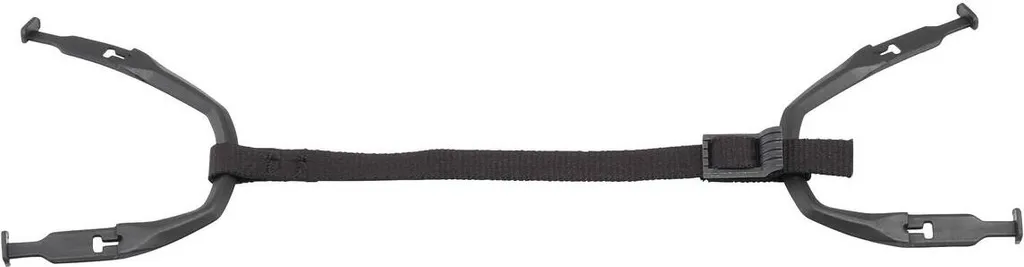 Jugulaire CCM avec boucles d'oreilles blanches pour fixer votre casque