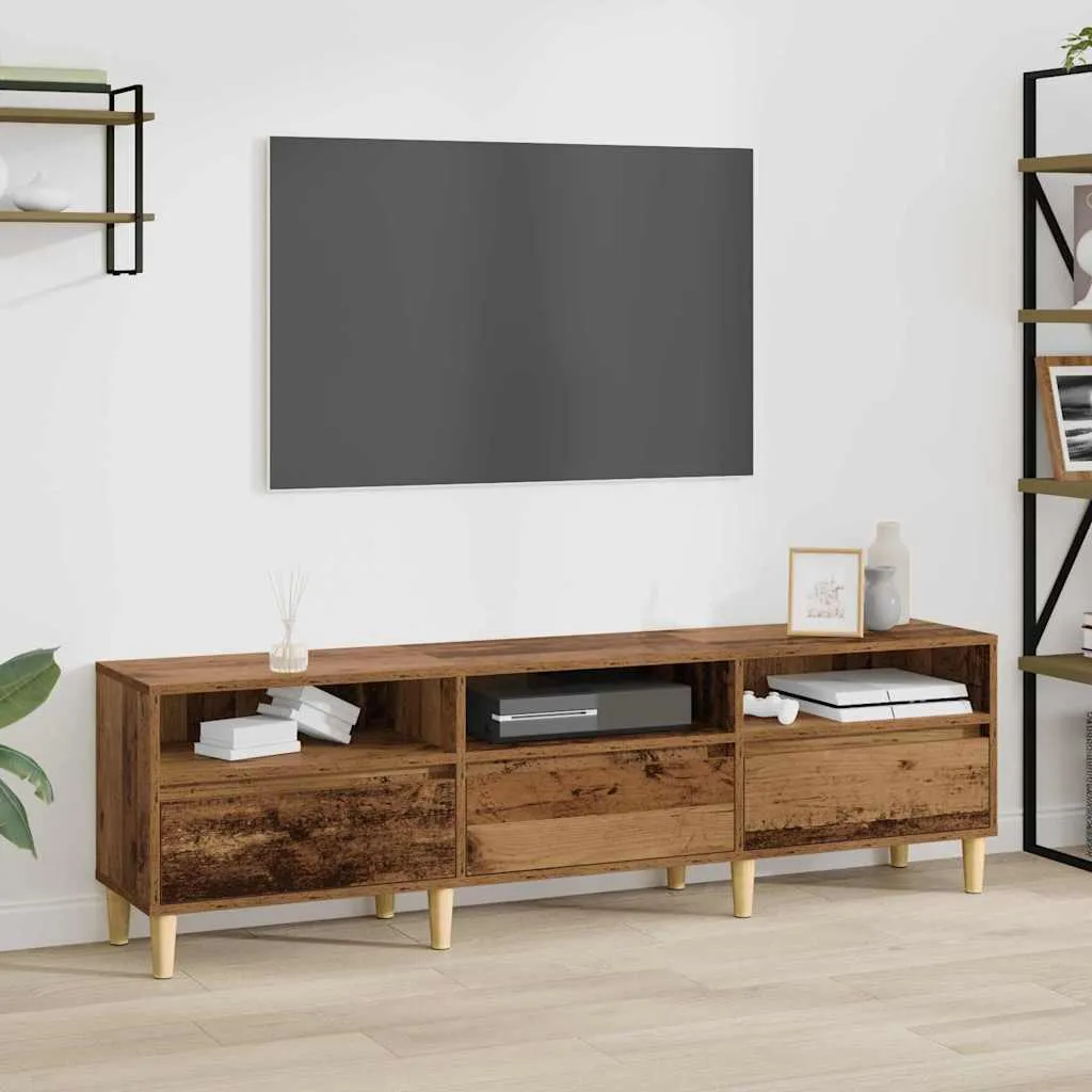 Mobile TV 150x30x45 Legno Recuperato Vintage Industriale CL5911803