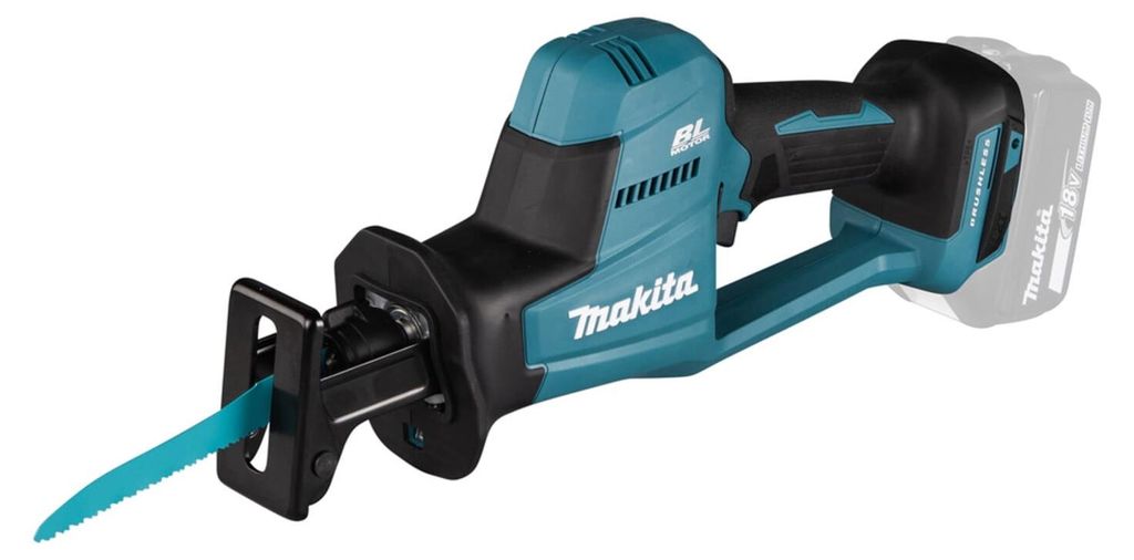 Makita DJR189Z, Bürstenlos, Schwarz, Blau, 25,5 cm, 13 cm, Produktbild 