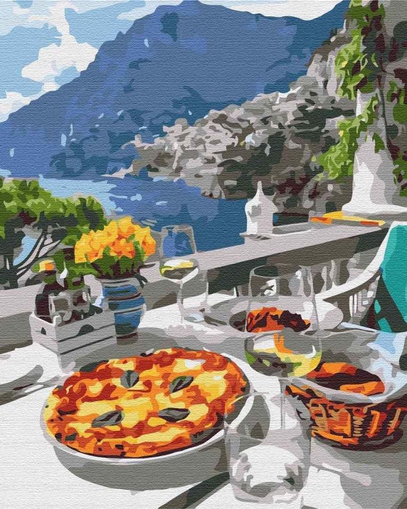 Dipinto da colorare seguendo i numeri Fiesta 40x50 cm Immagine del prodotto 