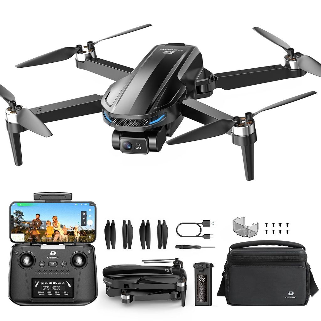 DEERC EIS 4K Kamera Drohne mit 2 Achsen Gimbal für Produktbild 