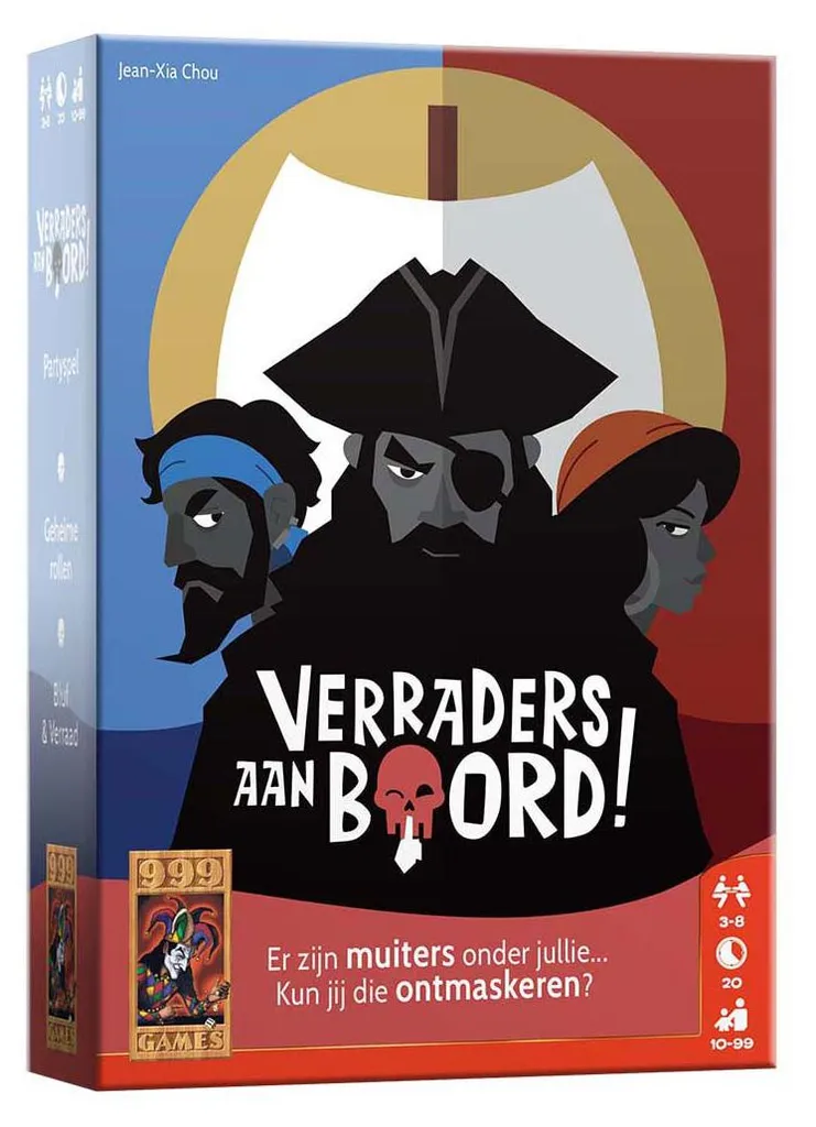 Jeu Traître à bord 999 Games - Identité secrète et trahison chez les pirates