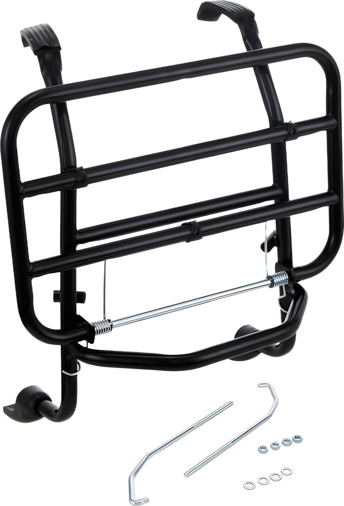 Gepäckträger vorne SIP Style 25x37cm klappbar schwarz für Vespa Cosa 1, 2