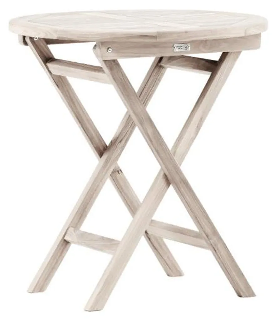 Table de jardin Kenya Ø70cm compacte pour optimiser vos petits espaces