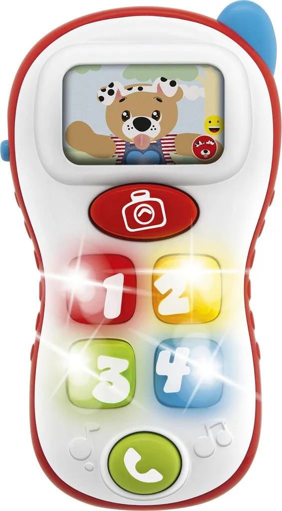 Jouet d'éveil Bébé Chicco Selfie Phone Anglais Estonien pour Voyager