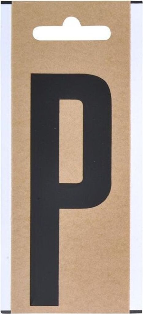Etikett als Folienzeichen mit dem Buchstaben 'P', 10 cm