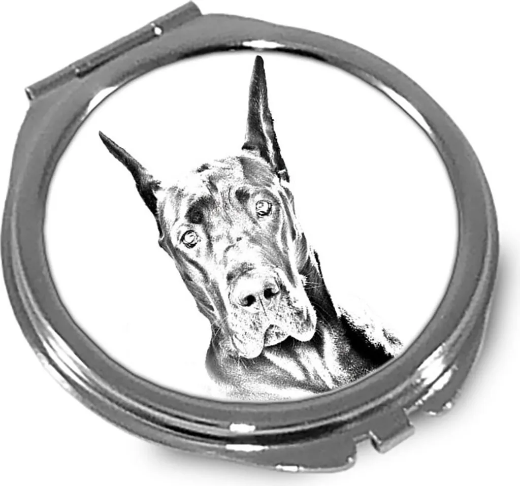 Specchio Compatto Cane Alano Tedesco Art-Dog | Specchietto da Tasca