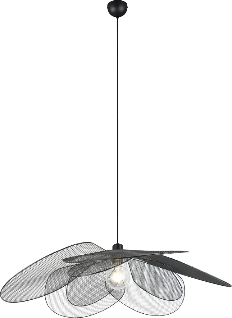 Lampada Petali Nero Opaco FLEURE 87cm | Reality Leuchten Instagram Style