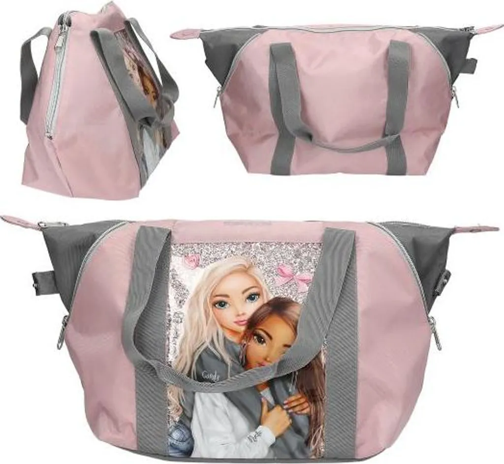 Petit sac de voyage TOP Model MY BFF avec compartiment zippé et paillettes