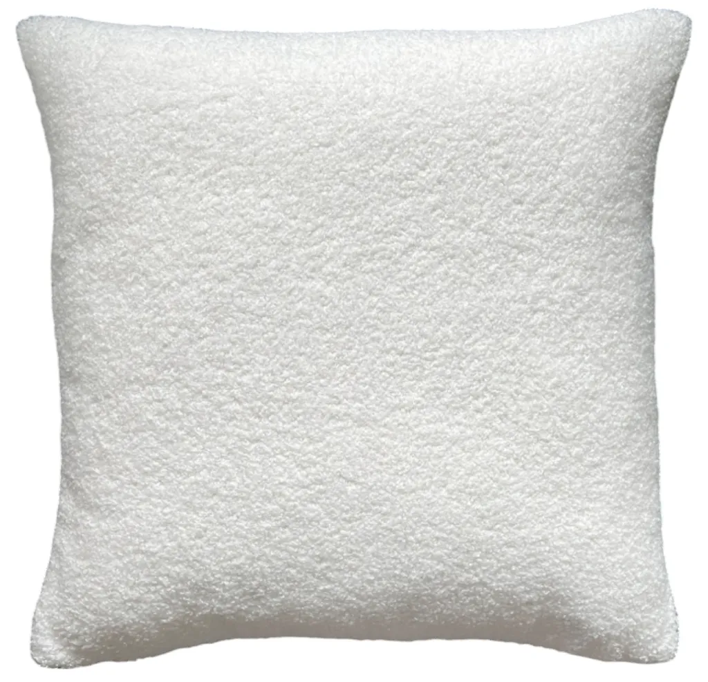 Warmpi® Cuscino riscaldante a infrarossi con power bank - Utilizzo flessibile - Può essere utilizzato con o senza cavo - Teddy White Bouclé - 2