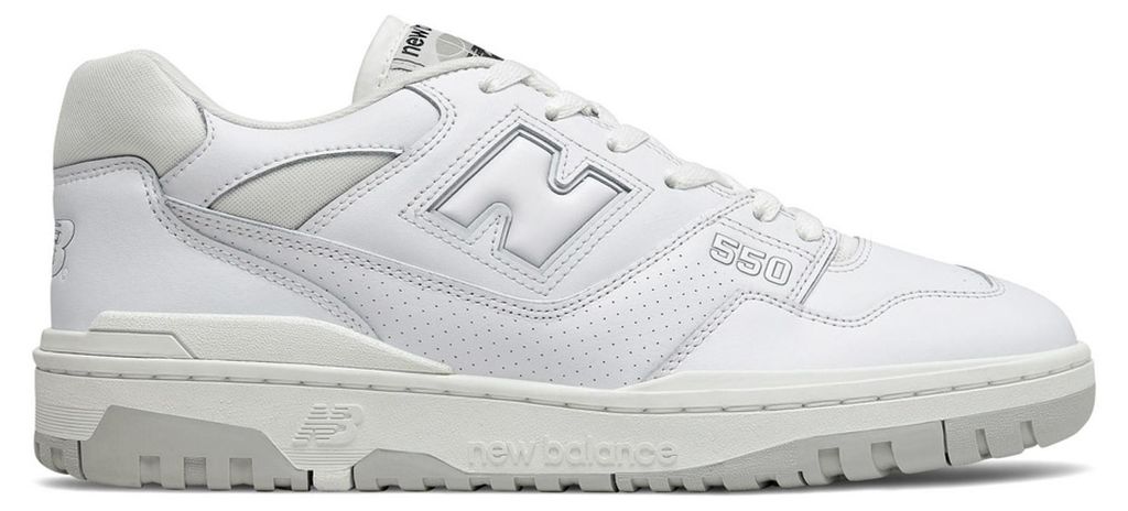 New Balance BB550 PB1, kleur: wit Productafbeelding 