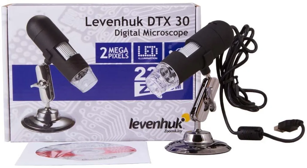 Microscope numérique DTX 30 Levenhuk 61020 avec éclairage LED 8