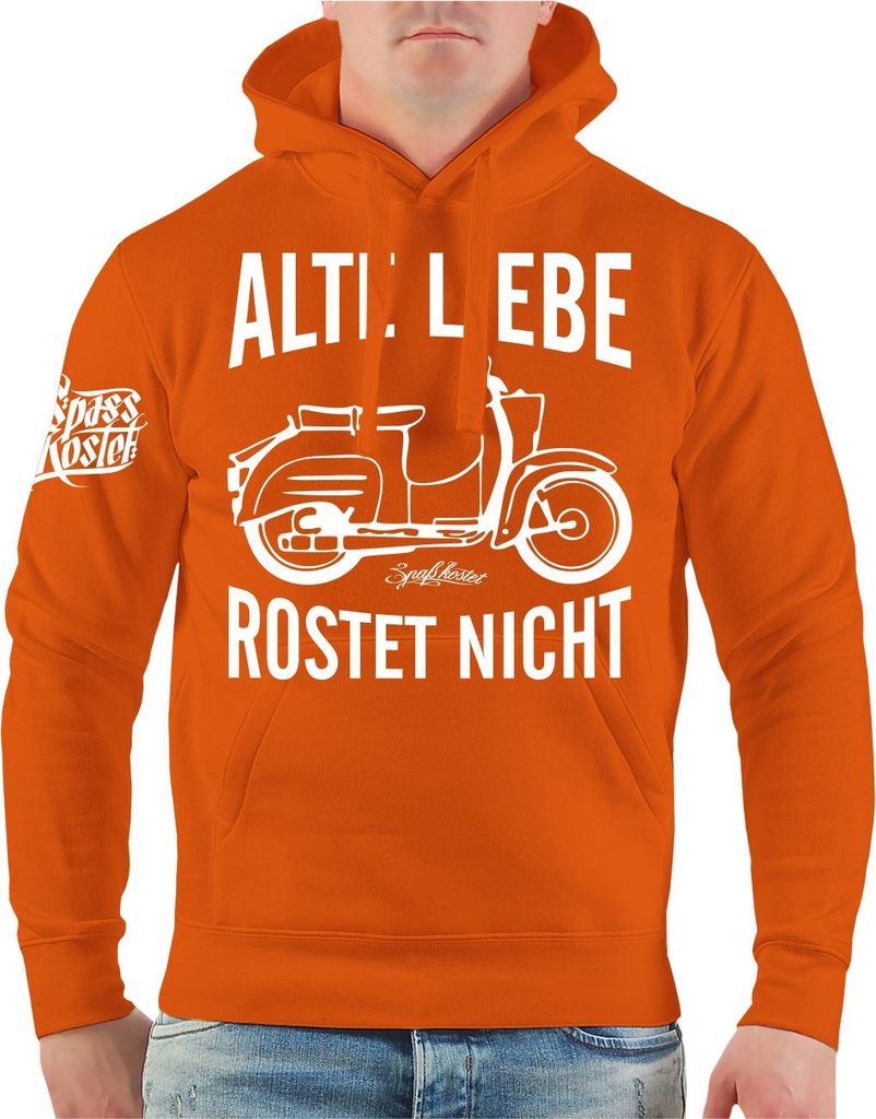 Herren Kapuzenpullover DDR Alte Liebe rostet nicht