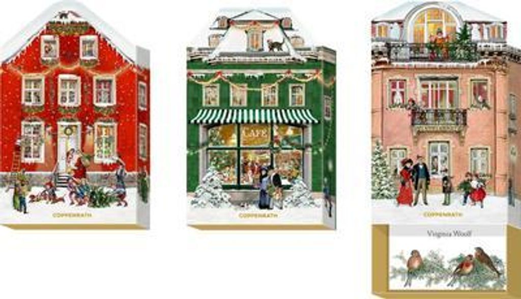 Adventskalender-Schachtel - Mein kleines Weihnachtshaus Produktbild 