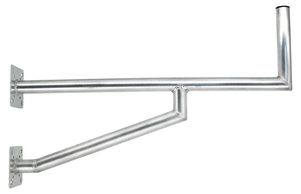 PremiumX 100cm Wandhalter Aluminium zwei Wandplatten SAT Produktbild 