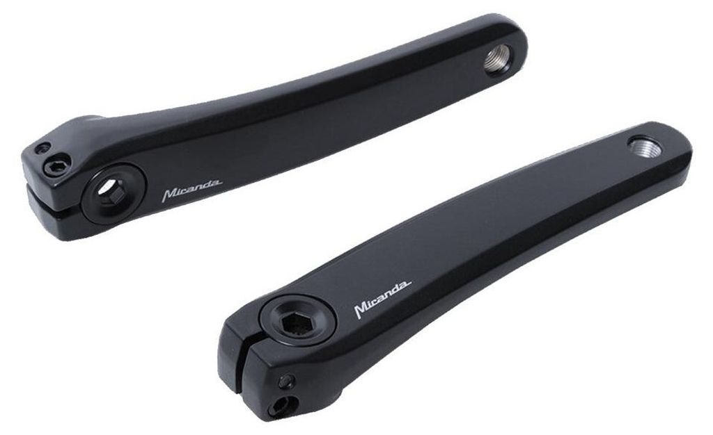 Miranda Shimano Schritte Delta S Cranket Set 160 mm schwarz