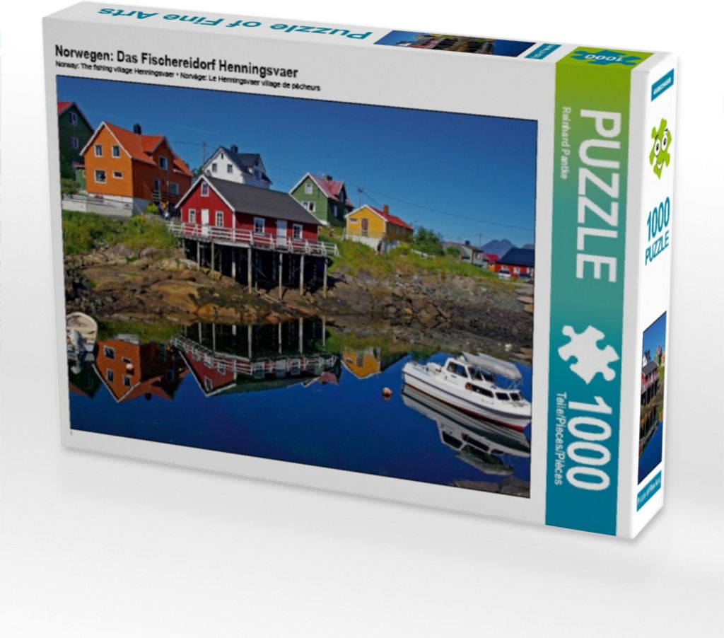 Calvendo Norwegen: Das Fischereidorf Henningsvaer 1000 Teile Puzzle quer 640x480mm, Pantke Reinhard; 7342418
