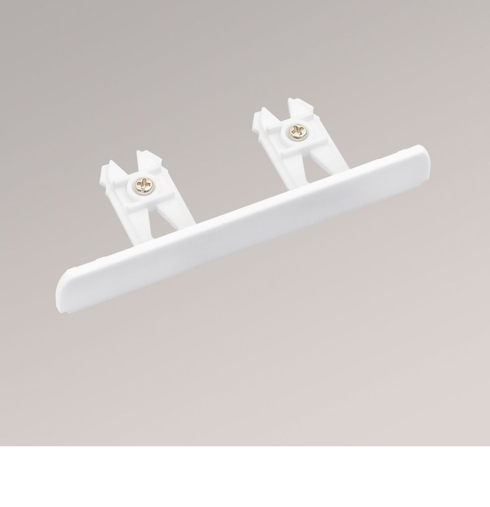 Endkappe Schiene 5-spurig in weiß (B x H x T) 83mm x 13mm x 24mm
