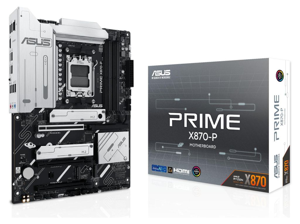 ASUS PRIME X870-P AMD X870 Sockel AM5 ATX Produktbild 