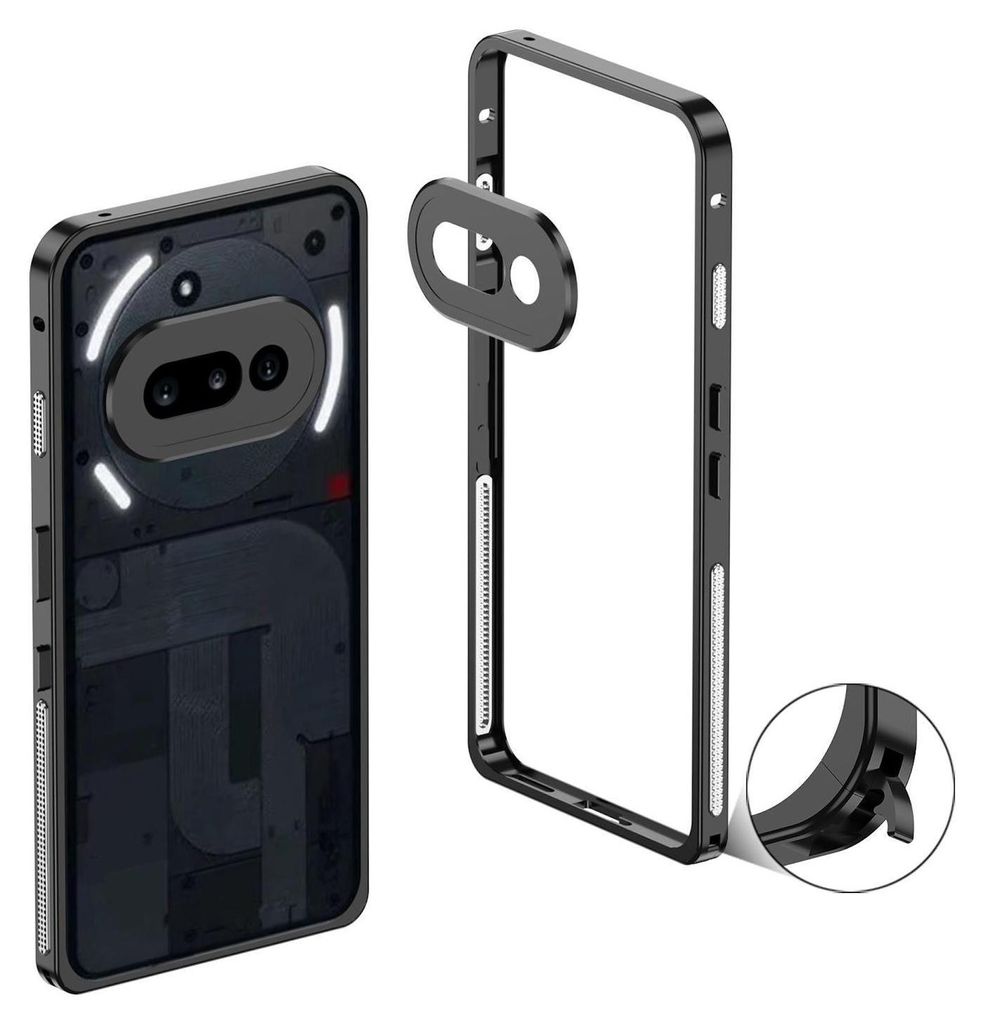 Für Nothing Phone 3a Metallrahmen Wärmeableitung Kamera Produktbild 