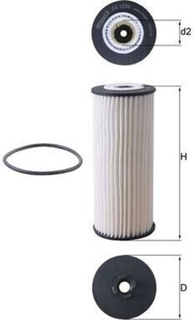 Ölfilter KNECHT OX 1236D