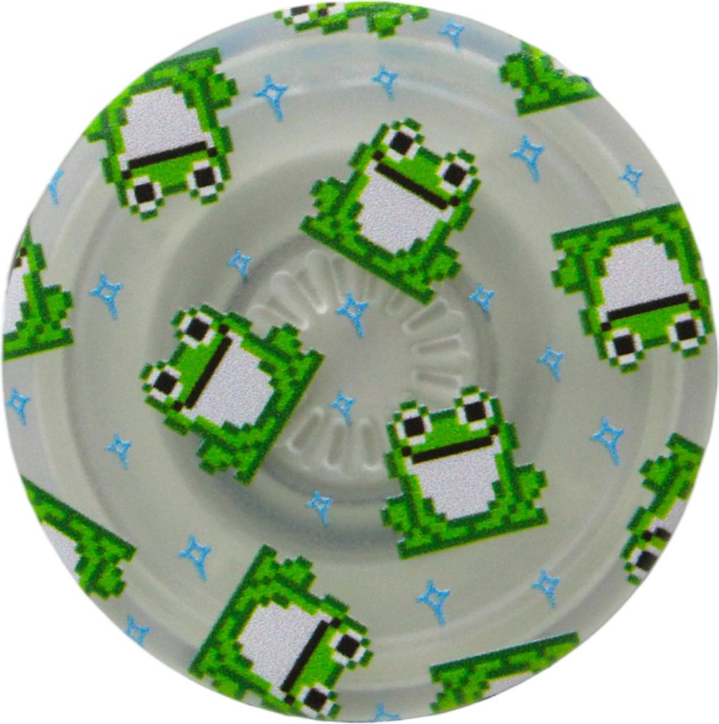 PopSockets PlantCore Grip 8-Bit-Frösche, Griffigkeit, Grün, Produktbild 