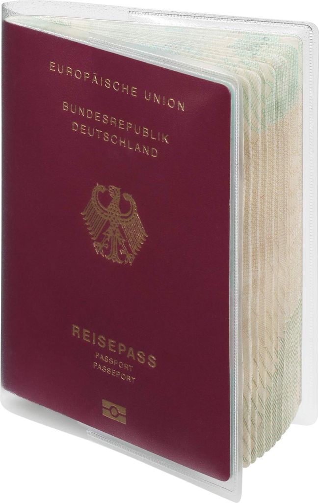 DURABLE Reisepasshülle 189x129 mm, 214319 transparent Produktbild 