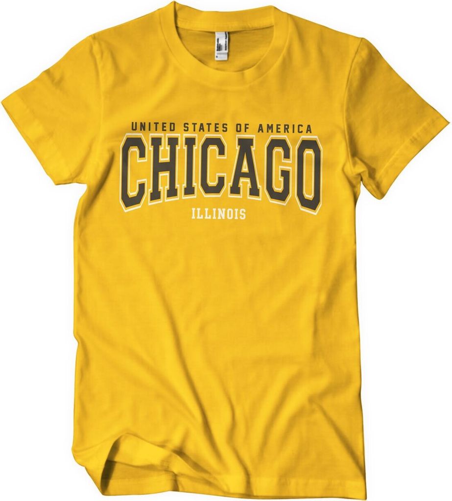 Chicago - Illinois T-Shirt - X-Large - Gold