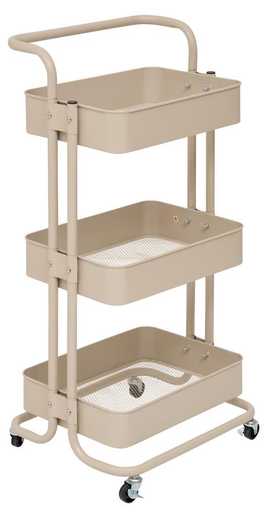 5Five Trolley - beige - 3 Schichten - 45 x 36 x 86 cm - Produktbild 
