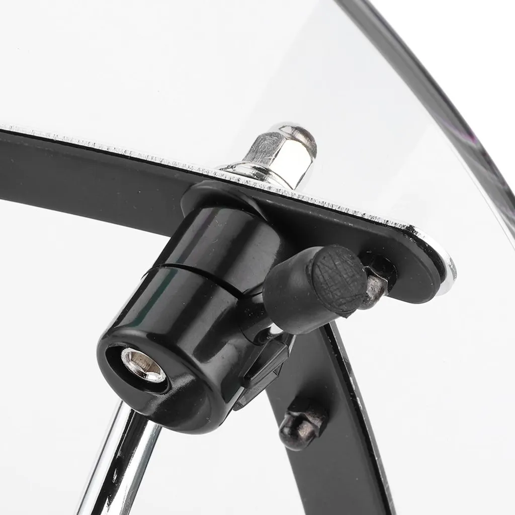 Saut de vent moto transparent universel avec kit de fixation 25mm