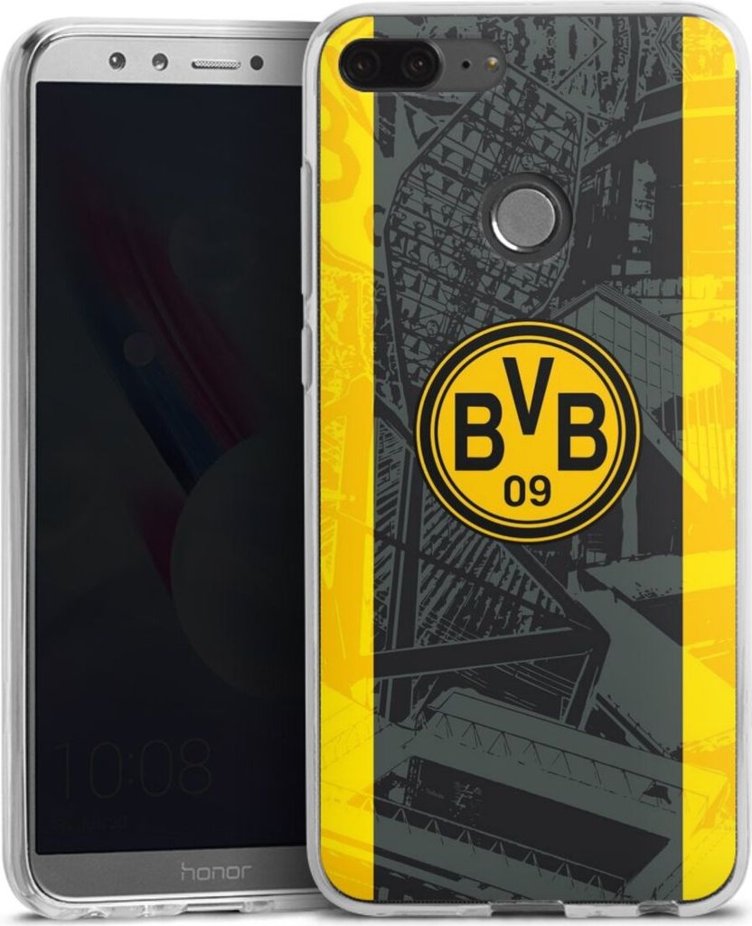 DeinDesign Handyhülle für Huawei Honor 9 Lite Silikon Hülle Case Smartphone Schutzhülle BVB Borussia Dortmund Stadion