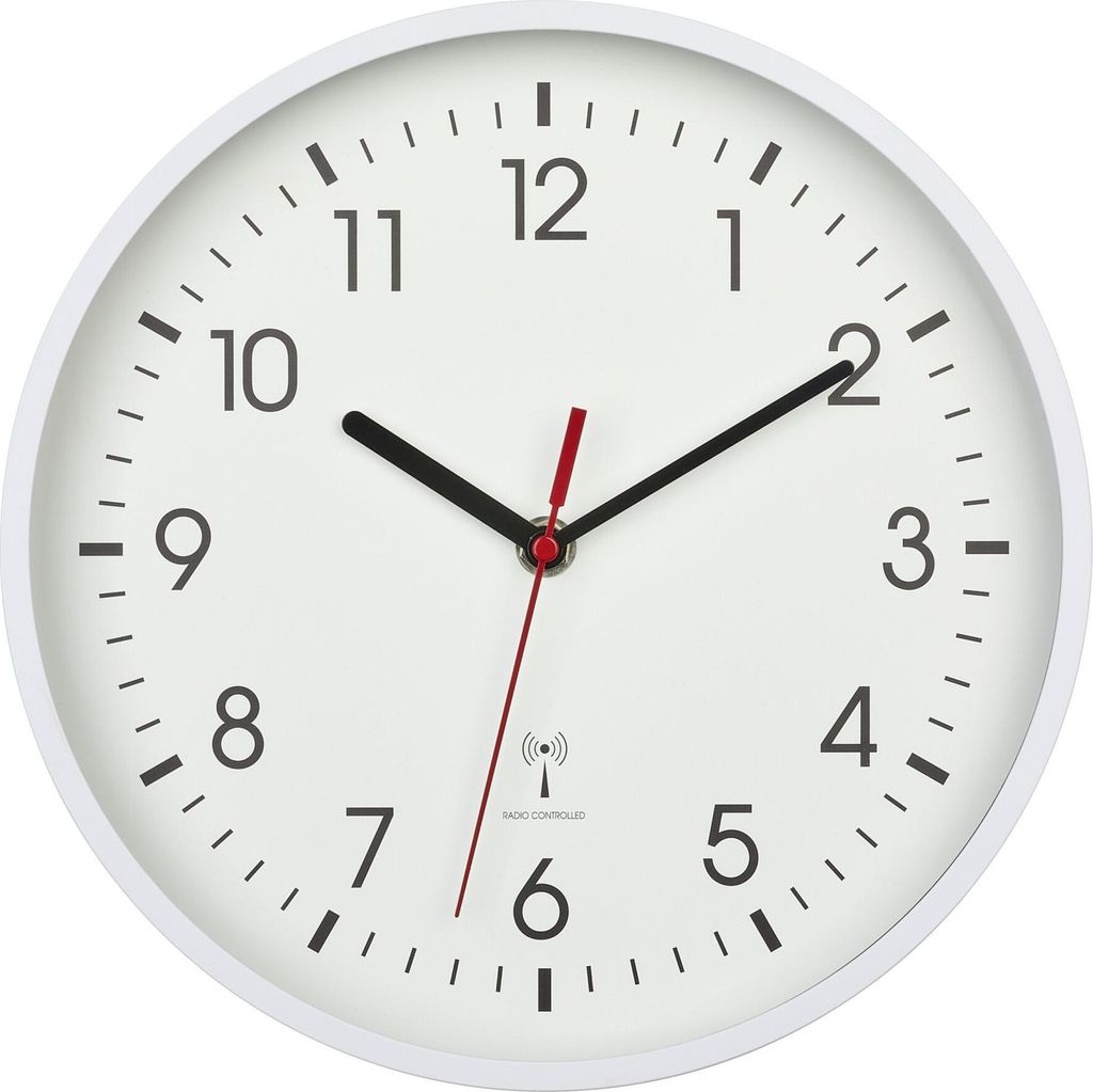 Digital Uhr Tfa Dostmann Analoge Funkwanduhr Mebus 41124 Funk