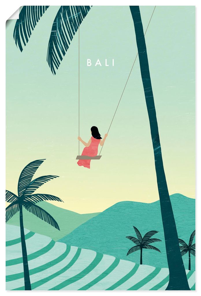 ARTland Poster Bali Größe: 60x90 cm