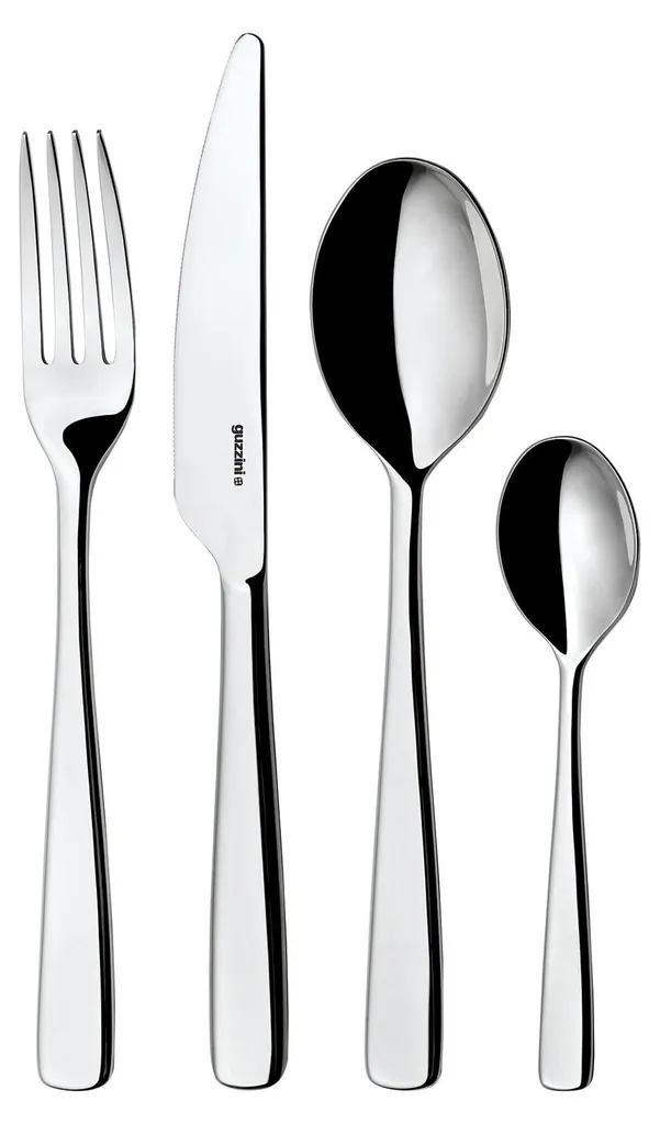 Dites adieu aux couverts dépareillés avec le set 24 pièces GRACE inox brillant