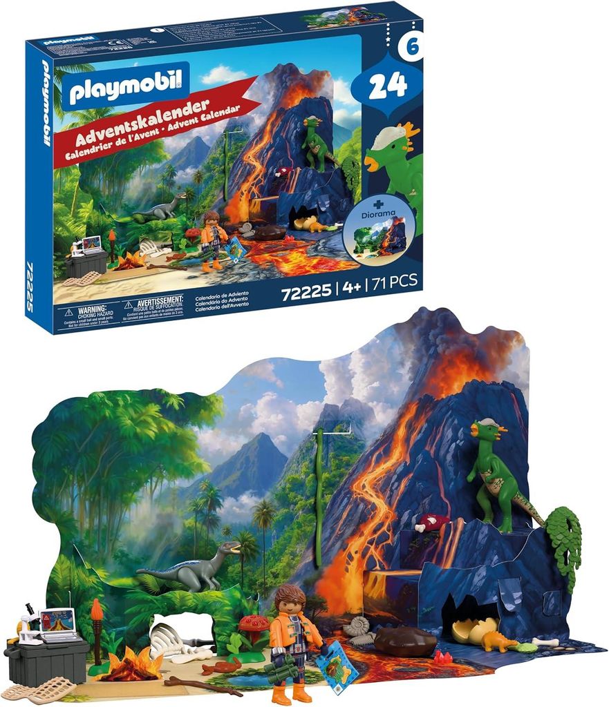 Adventní kalendář PLAYMOBIL: Dinosaurská expedice Obrázek produktu 
