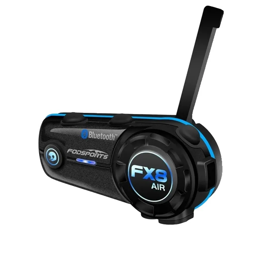 Cuffie con interfono per moto, Bluetooth 50, impermeabili, 1 pezzo Inglese
