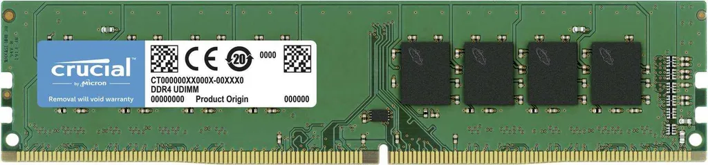 Memoria RAM Crucial 8GB DDR4 3200MHz CT8G4DFRA32A per Desktop